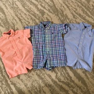 Set of 3 Ralph Lauren polo one piece size 12 month
